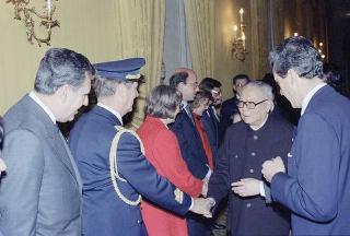 Visita di Stato del Presidente della Repubblica Popolare Cinese Li Xiannian e della signora Lin Jaimei