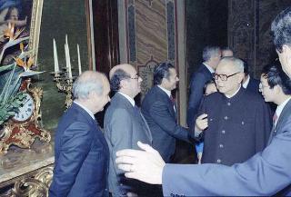 Visita di Stato del Presidente della Repubblica Popolare Cinese Li Xiannian e della signora Lin Jaimei