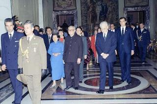 Visita di Stato del Presidente della Repubblica Popolare Cinese Li Xiannian e della signora Lin Jaimei