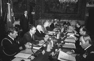 Riunione del Consiglio Supremo di Difesa