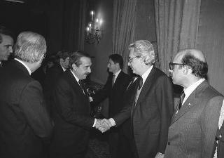 Visita di Stato del Presidente della Repubblica Argentina Raul Alfonsin