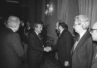 Visita di Stato del Presidente della Repubblica Argentina Raul Alfonsin