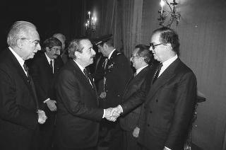 Visita di Stato del Presidente della Repubblica Argentina Raul Alfonsin