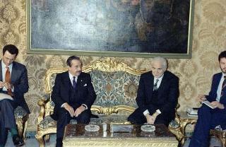 Visita di Stato del Presidente della Repubblica Argentina Raul Alfonsin