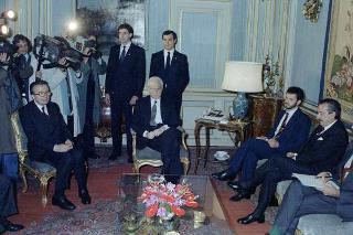 Visita di Stato del Presidente della Repubblica Argentina Raul Alfonsin