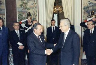 Visita di Stato del Presidente della Repubblica Argentina Raul Alfonsin