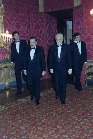 Visita di Stato del Presidente della Repubblica Argentina Raul Alfonsin