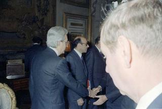 Visita di Stato del Presidente della Repubblica Argentina Raul Alfonsin