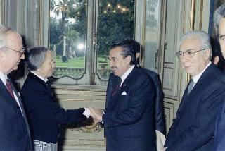Visita di Stato del Presidente della Repubblica Argentina Raul Alfonsin