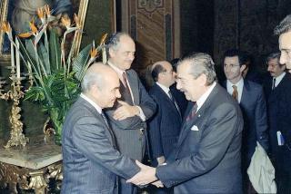 Visita di Stato del Presidente della Repubblica Argentina Raul Alfonsin