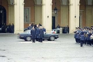 Visita di Stato del Presidente della Repubblica Argentina Raul Alfonsin
