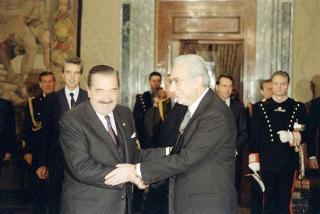 Visita di Stato del Presidente della Repubblica Argentina Raul Alfonsin