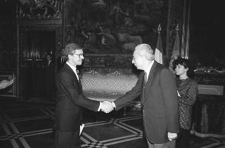 Derek Morison David Thomas, nuovo ambasciatore del Regno Unito di Gran Bretagna ed Irlanda del Nord: presentazione delle Lettere credenziali