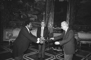 Eduardo Ndong Elo Nzang, nuovo ambasciatore della Guinea Equatoriale: presentazione delle Lettere credenziali