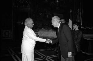 La signora Maria Manuela Margarido, nuovo ambasciatore della Repubblica Democratica di Sao Tomè e Principe: presentazione lettere credenziali