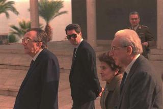 Il Presidente della Repubblica Francesco Cossiga durante il viaggio in Israele (18 - 21 dicembre 1987)