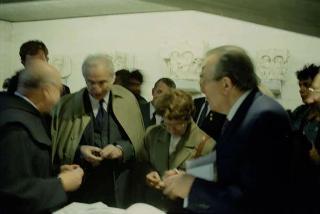 Il Presidente della Repubblica Francesco Cossiga durante il viaggio in Israele (18 - 21 dicembre 1987)