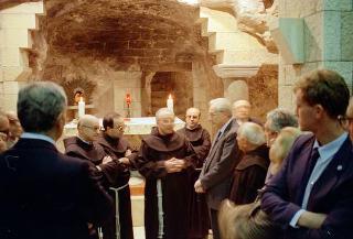Il Presidente della Repubblica Francesco Cossiga durante il viaggio in Israele (18 - 21 dicembre 1987)