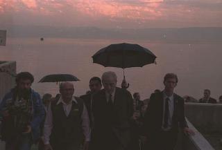 Il Presidente della Repubblica Francesco Cossiga durante il viaggio in Israele (18 - 21 dicembre 1987)