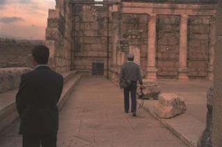 Il Presidente della Repubblica Francesco Cossiga durante il viaggio in Israele (18 - 21 dicembre 1987)