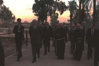 Il Presidente della Repubblica Francesco Cossiga durante il viaggio in Israele (18 - 21 dicembre 1987)