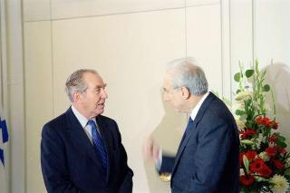 Il Presidente della Repubblica Francesco Cossiga durante il viaggio in Israele (18 - 21 dicembre 1987)