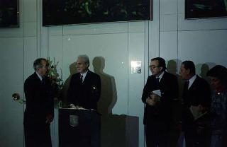 Il Presidente della Repubblica Francesco Cossiga durante il viaggio in Israele (18 - 21 dicembre 1987)