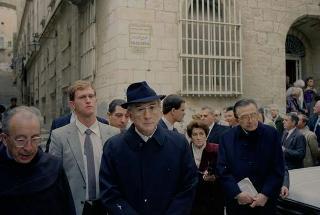 Il Presidente della Repubblica Francesco Cossiga durante il viaggio in Israele (18 - 21 dicembre 1987)