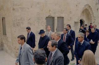 Il Presidente della Repubblica Francesco Cossiga durante il viaggio in Israele (18 - 21 dicembre 1987)