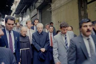 Il Presidente della Repubblica Francesco Cossiga durante il viaggio in Israele (18 - 21 dicembre 1987)