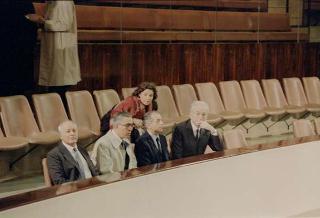 Il Presidente della Repubblica Francesco Cossiga durante il viaggio in Israele (18 - 21 dicembre 1987)