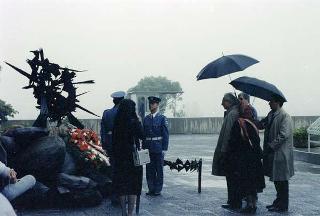 Il Presidente della Repubblica Francesco Cossiga durante il viaggio in Israele (18 - 21 dicembre 1987)
