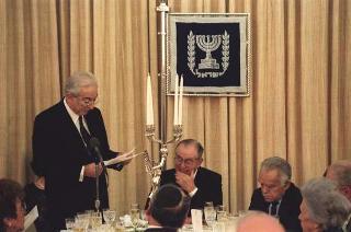 Il Presidente della Repubblica Francesco Cossiga durante il viaggio in Israele (18 - 21 dicembre 1987)
