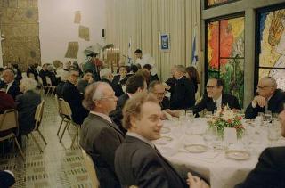 Il Presidente della Repubblica Francesco Cossiga durante il viaggio in Israele (18 - 21 dicembre 1987)