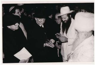 Il Presidente della Repubblica Francesco Cossiga durante il viaggio in Israele (18 - 21 dicembre 1987)