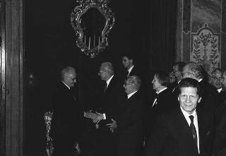Ricevimento delle Alte Cariche dello Stato per gli auguri di Natale e Capodanno