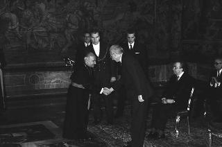 Presentazione degli auguri da parte del Corpo Diplomatico al Presidente della Repubblica Francesco Cossiga