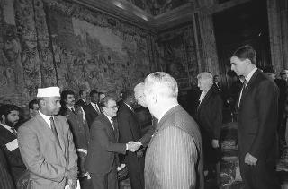 Presentazione degli auguri da parte del Corpo Diplomatico al Presidente della Repubblica Francesco Cossiga