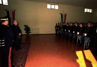 Visita del Presidente della Repubblica Francesco Cossiga alle Caserme dell'Ufficio Presidenziale della Polizia di Stato, del Nucleo Carabinieri Presidenziale e dei Carabinieri Guardie del Presidente della Repubblica