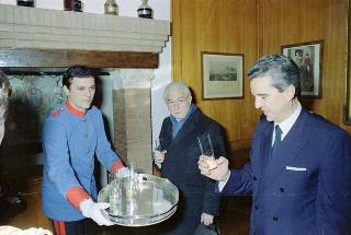 Visita del Presidente della Repubblica Francesco Cossiga alle Caserme dell'Ufficio Presidenziale della Polizia di Stato, del Nucleo Carabinieri Presidenziale e dei Carabinieri Guardie del Presidente della Repubblica