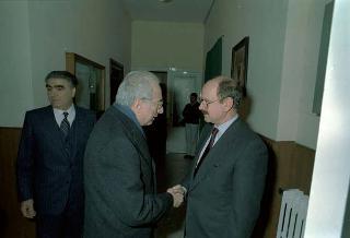 Visita del Presidente della Repubblica Francesco Cossiga alle Caserme dell'Ufficio Presidenziale della Polizia di Stato, del Nucleo Carabinieri Presidenziale e dei Carabinieri Guardie del Presidente della Repubblica