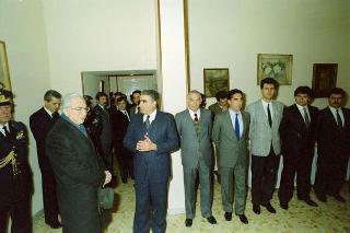 Visita del Presidente della Repubblica Francesco Cossiga alle Caserme dell'Ufficio Presidenziale della Polizia di Stato, del Nucleo Carabinieri Presidenziale e dei Carabinieri Guardie del Presidente della Repubblica