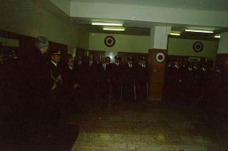 Visita del Presidente della Repubblica Francesco Cossiga alle Caserme dell'Ufficio Presidenziale della Polizia di Stato, del Nucleo Carabinieri Presidenziale e dei Carabinieri Guardie del Presidente della Repubblica