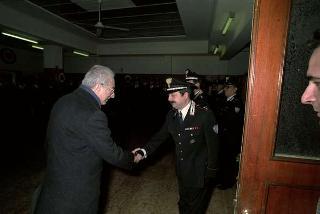 Visita del Presidente della Repubblica Francesco Cossiga alle Caserme dell'Ufficio Presidenziale della Polizia di Stato, del Nucleo Carabinieri Presidenziale e dei Carabinieri Guardie del Presidente della Repubblica