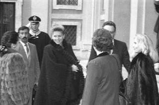 Colloquio e successiva colazione con le LL.MM. Re Hussein I e la regina Noor del Regno Hascemita di Giordania