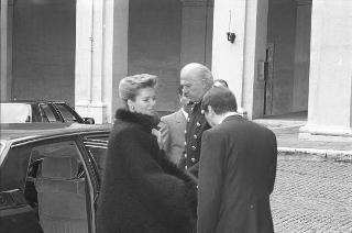 Colloquio e successiva colazione con le LL.MM. Re Hussein I e la regina Noor del Regno Hascemita di Giordania