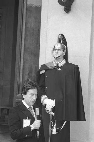 Colloquio e successiva colazione con le LL.MM. Re Hussein I e la regina Noor del Regno Hascemita di Giordania