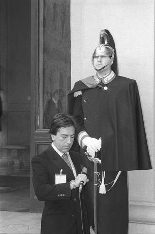 Colloquio e successiva colazione con le LL.MM. Re Hussein I e la regina Noor del Regno Hascemita di Giordania
