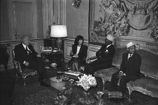 Incontro con il Presidente della Repubblica di Gibuti Hassan Gouled Aptidon