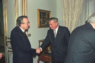 Colazione per il congedo del Capo del cerimoniale diplomatico della Repubblica Emanuele Scammacca del Murgo